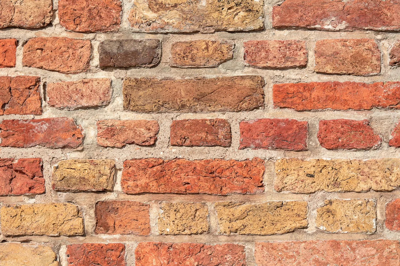 Repointing the mortar joints of an exterior brick wall