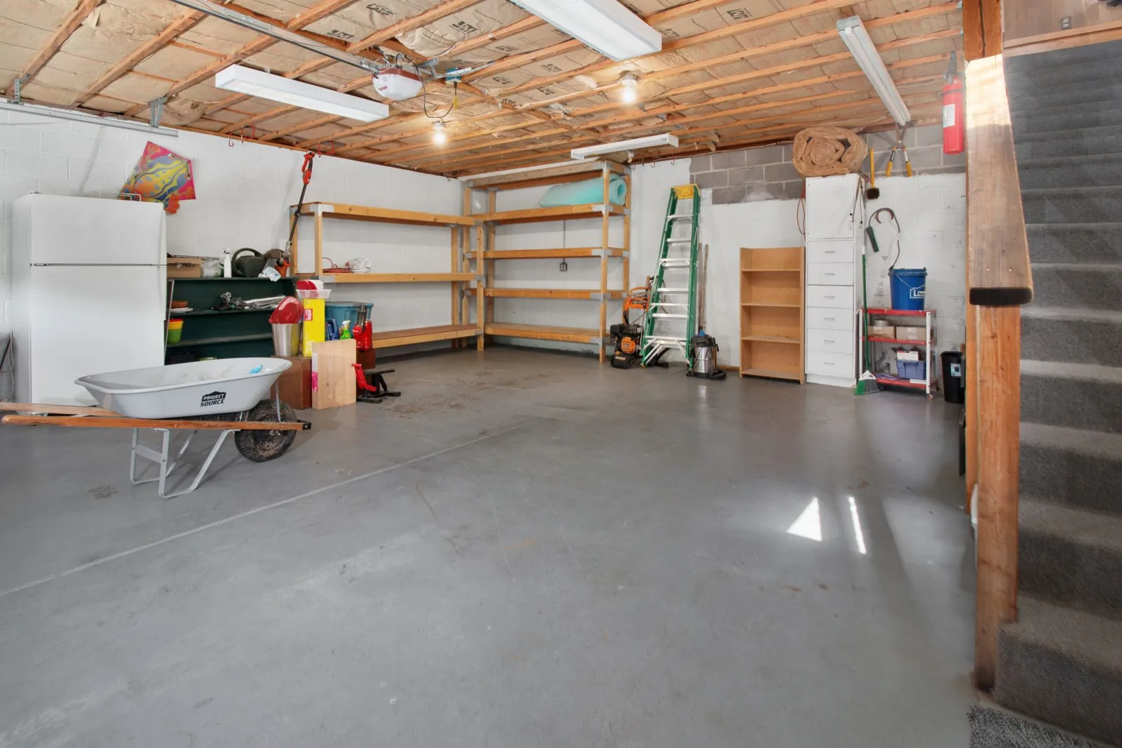 overhead garage storage rack